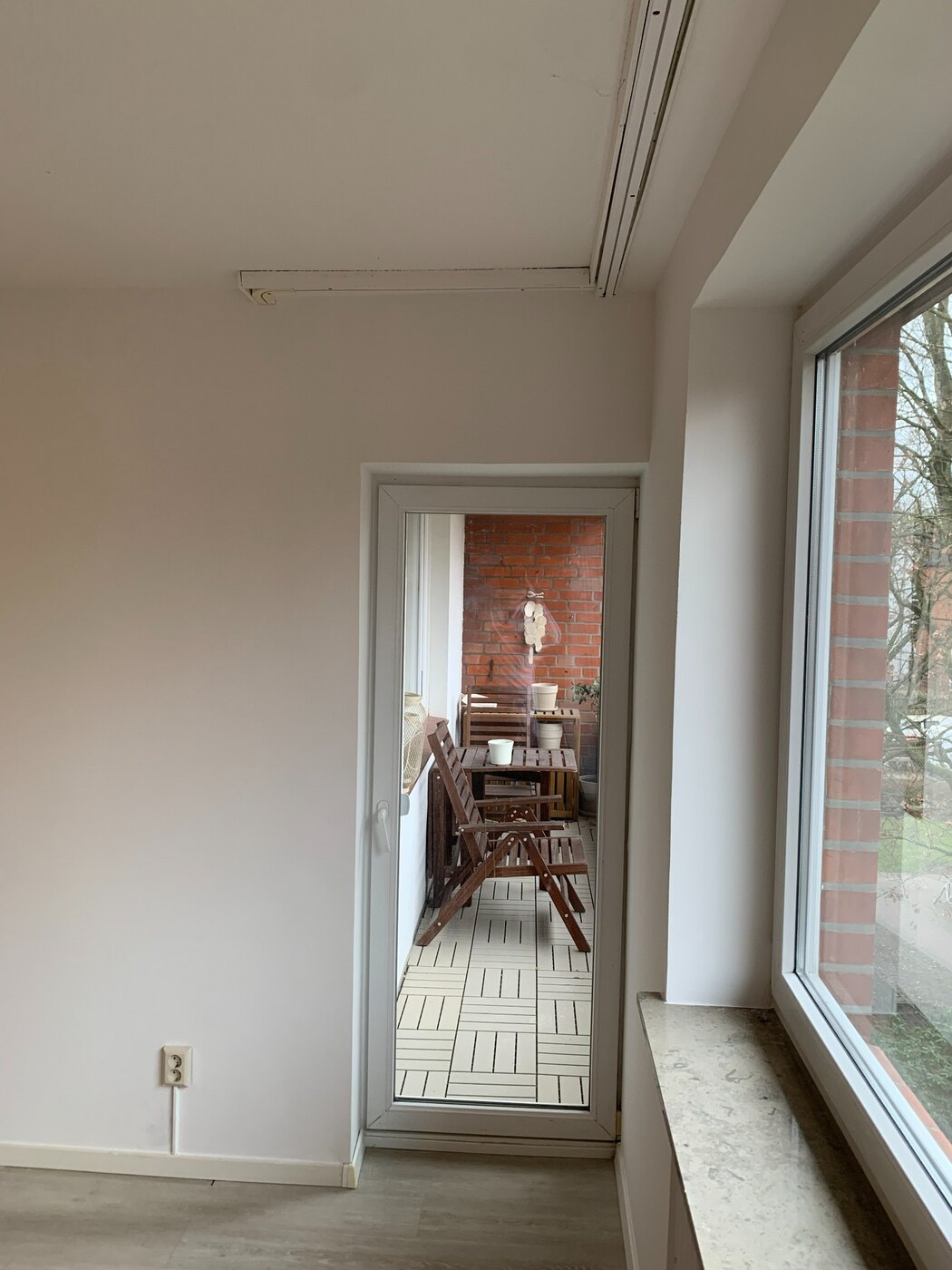 Fertig renovierter Fenster- und Türbereich